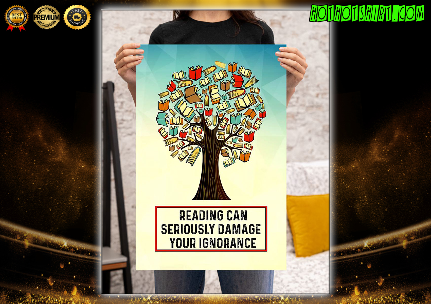 Tree Reading can seriously damage your ignoranc poster 2