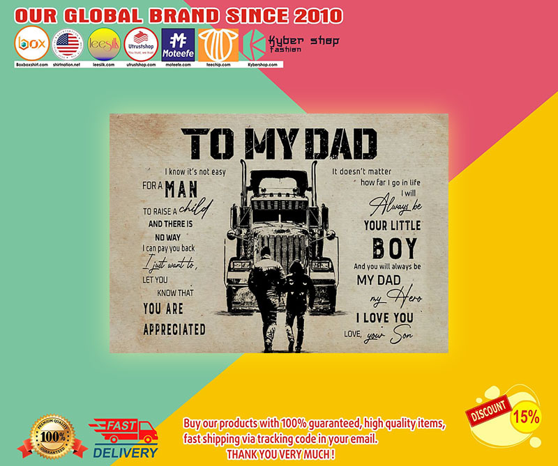 Truck to my dad poster2