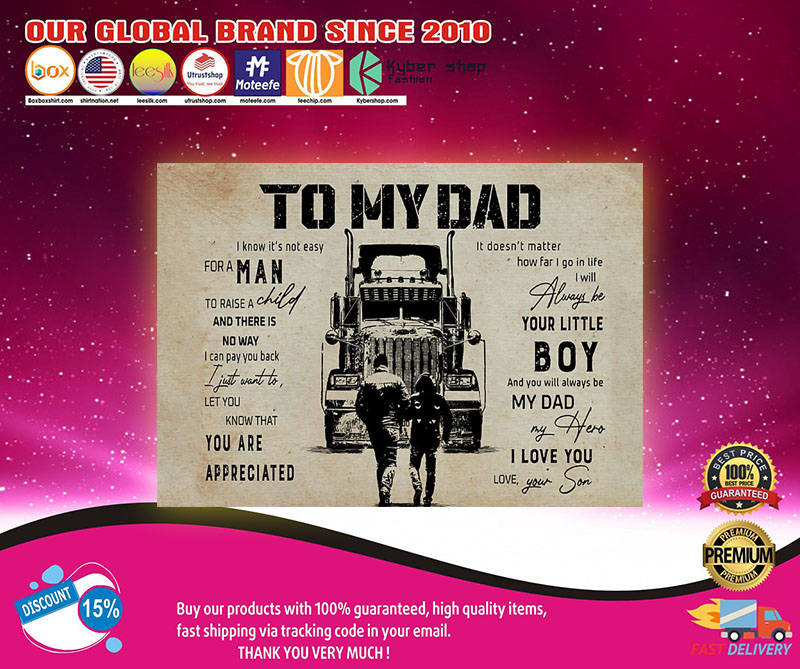Truck to my dad poster3