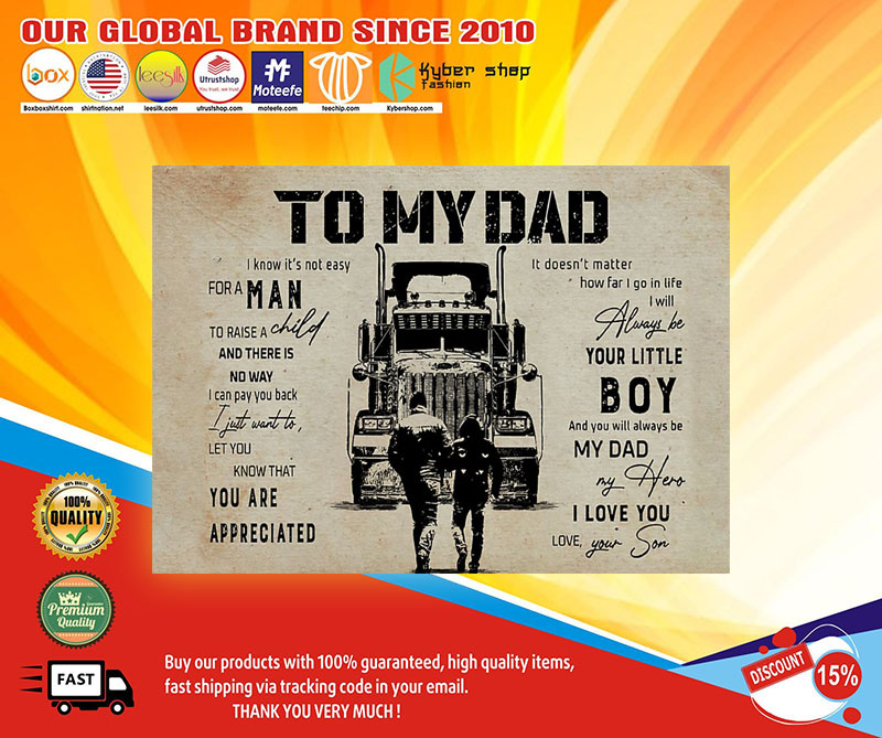 Truck to my dad poster