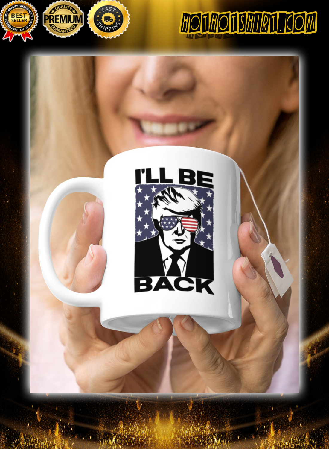 Trump 2024 I'll Be Back Mug 1