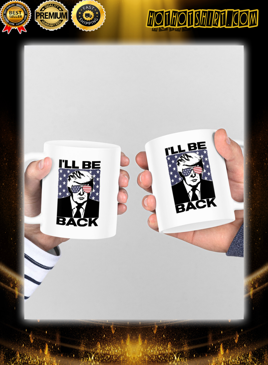 Trump 2024 I'll Be Back Mug 2