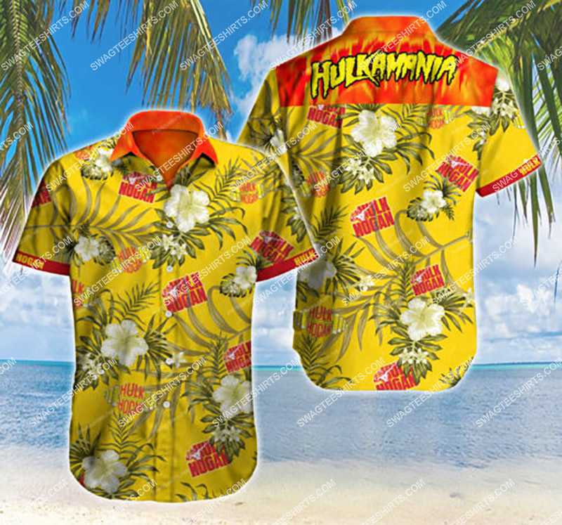 [highest selling] hulkamania hulk hogan all over print hawaiian shirt - maria