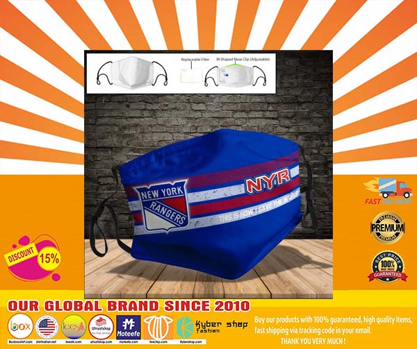 New York Rangers face mask2