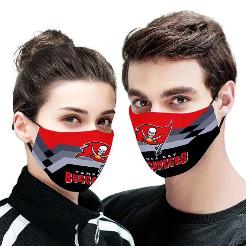 The tampa bay buccaneers anti pollution face mask - maria