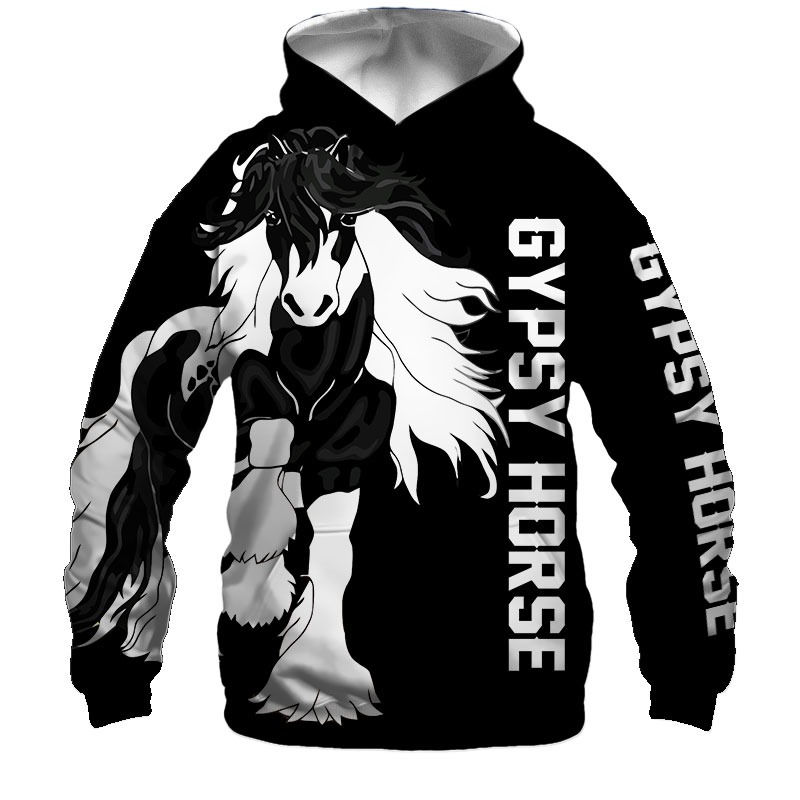 Gypsy horse 3d full print hoodie