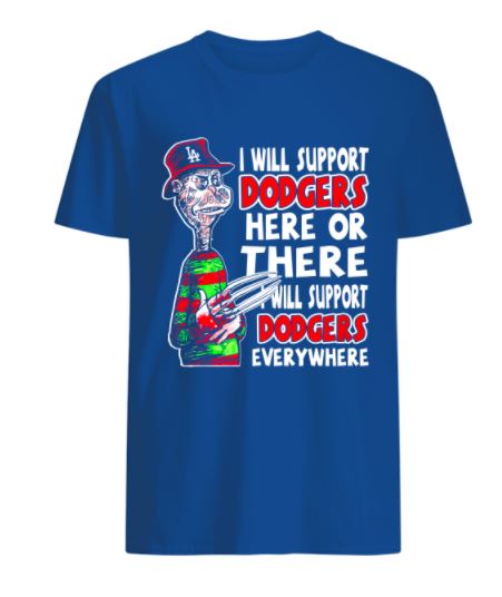 Krueger support Dodgers t shirt, hoodie, tank top