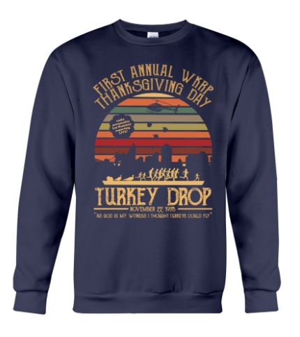 First Turkey drop sweater