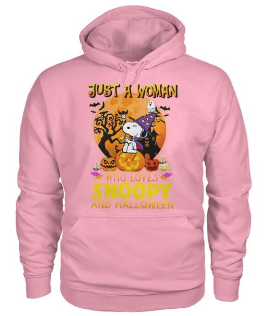 Woman loves Snoopy Halloween hoodie
