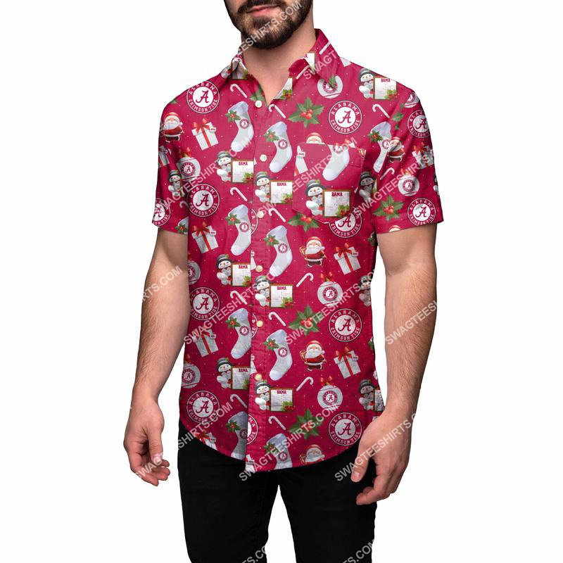 [highest selling] the alabama crimson tide football christmas full print hawaiian shirt - maria