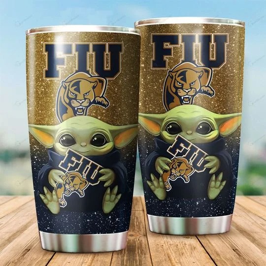 FIU Panthers Baby Yoda Tumbler