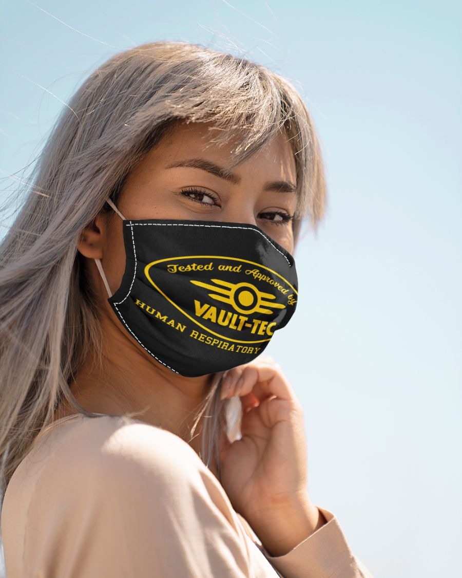 Tested and approved by vault-tec human respiratory device face mask 3