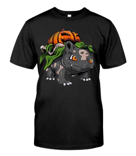 Pokemon Bulbasaur pumpkin t shirt, hoodie, tank top