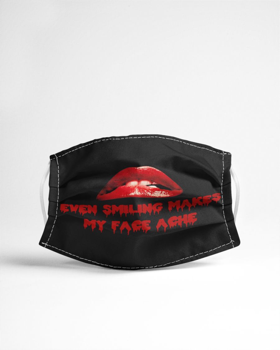 Rocky horror even smiling mask my face ache face mask 1
