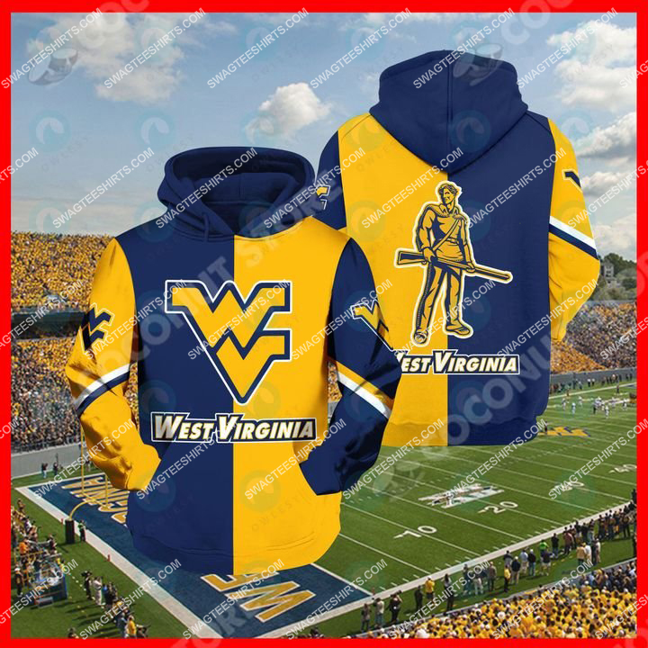 [highest selling] west virginia mountaineers football all over printed shirt – maria