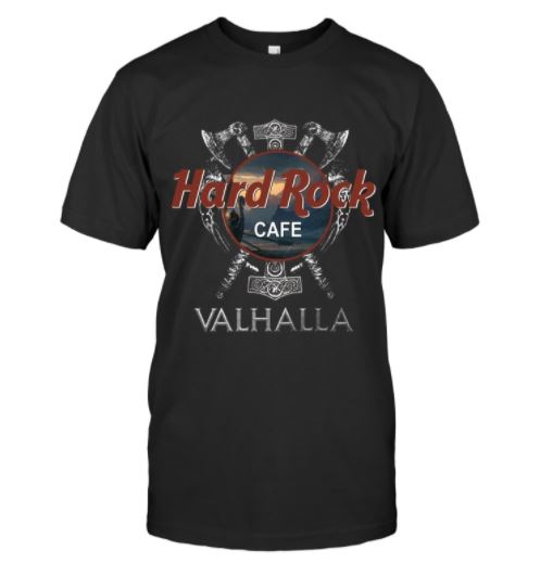 Hard Rock Valhalla t shirt, hoodie