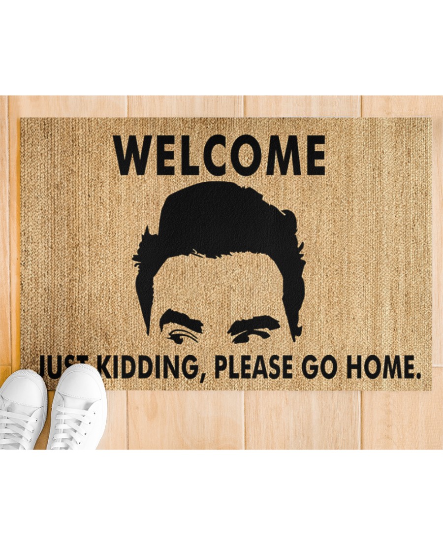 Welcome just kidding please go home doormat 2