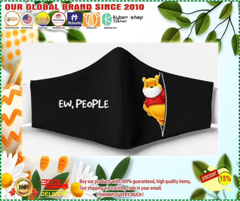 Winnie the pooh ew people full printing face mask 2