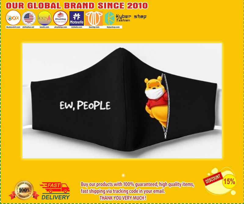 Winnie the pooh ew people full printing face mask – LIMITED EDITION