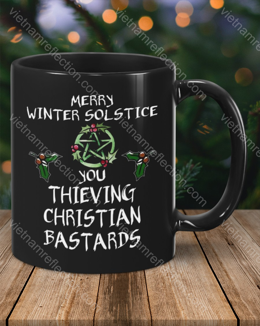 Witch Merry winter solstice mug