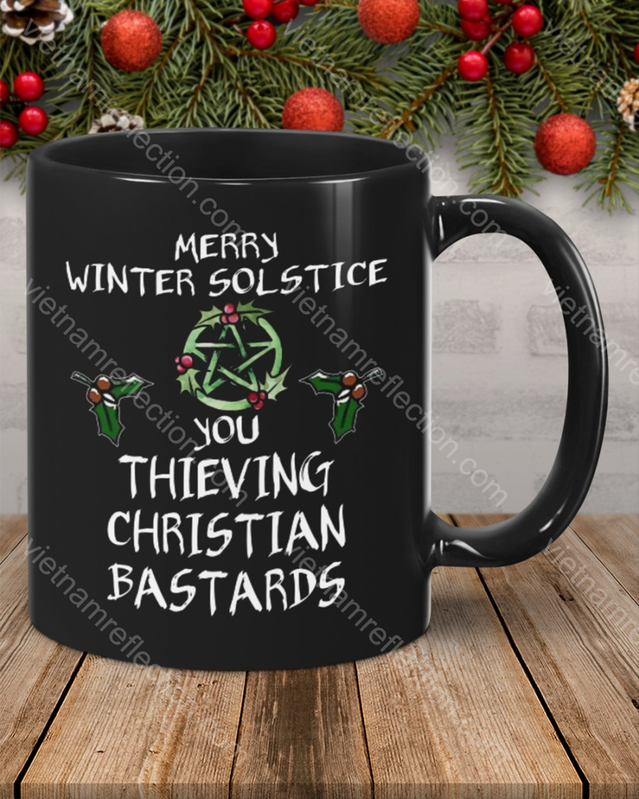 Witch Merry winter solstice mug