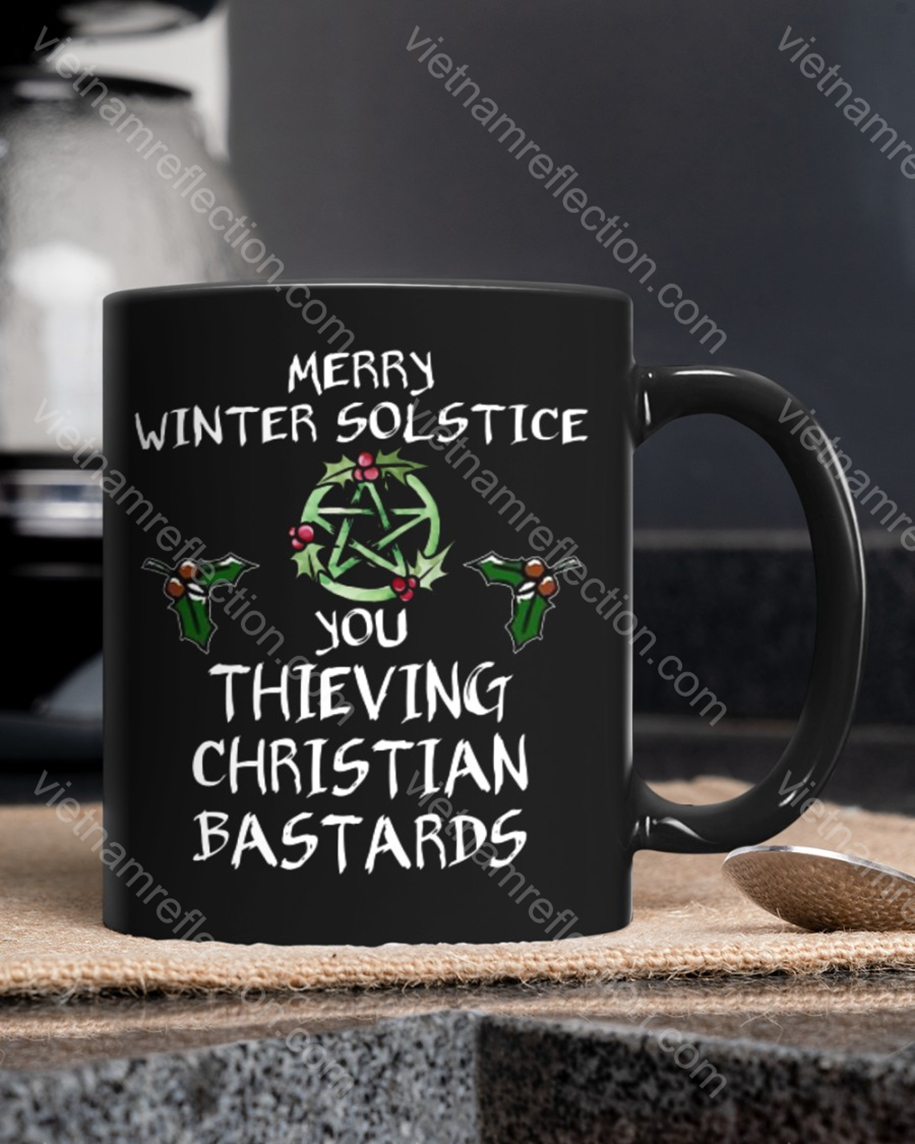 Witch Merry winter solstice mug