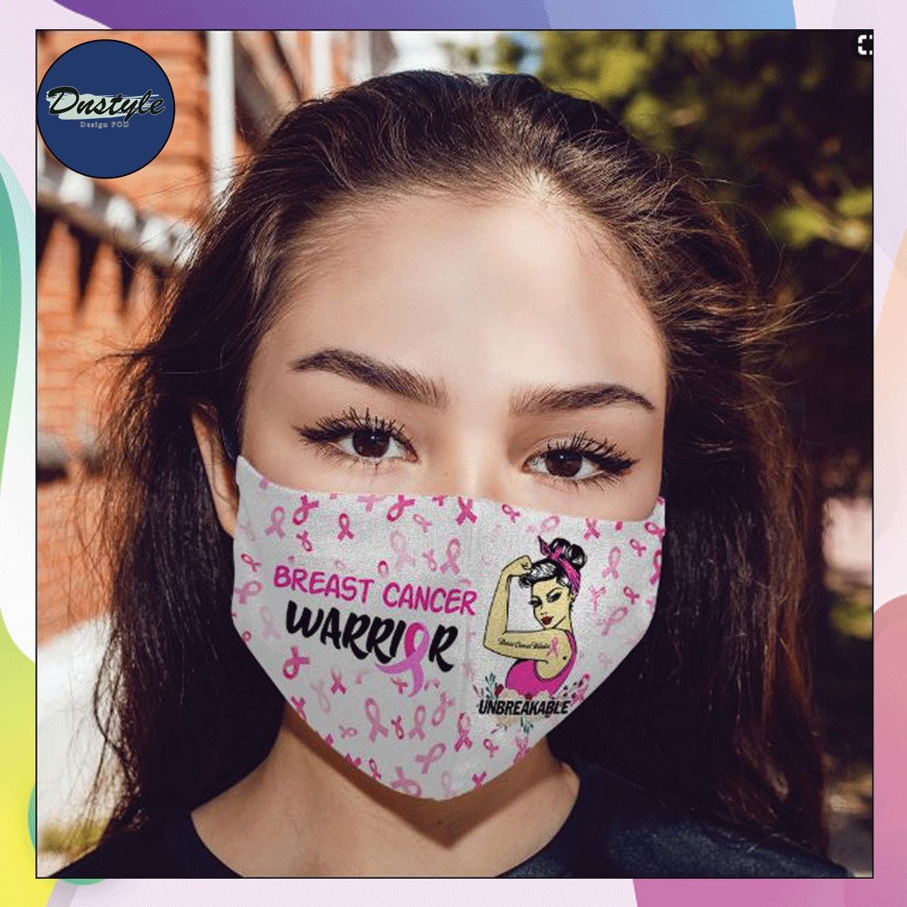 Breast cancer warrior face mask – dnstyles