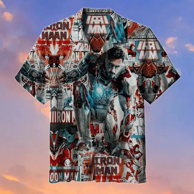 Iron Man Commemorative Hawaiian Shirt
