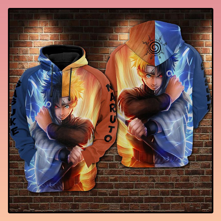 Naruto and sasuke2 TR hoodie2