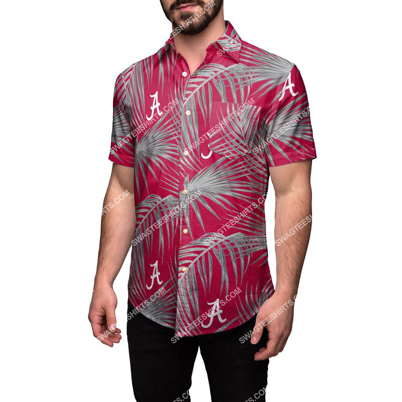 [highest selling] alabama crimson tide football tropical full print hawaiian shirt - maria