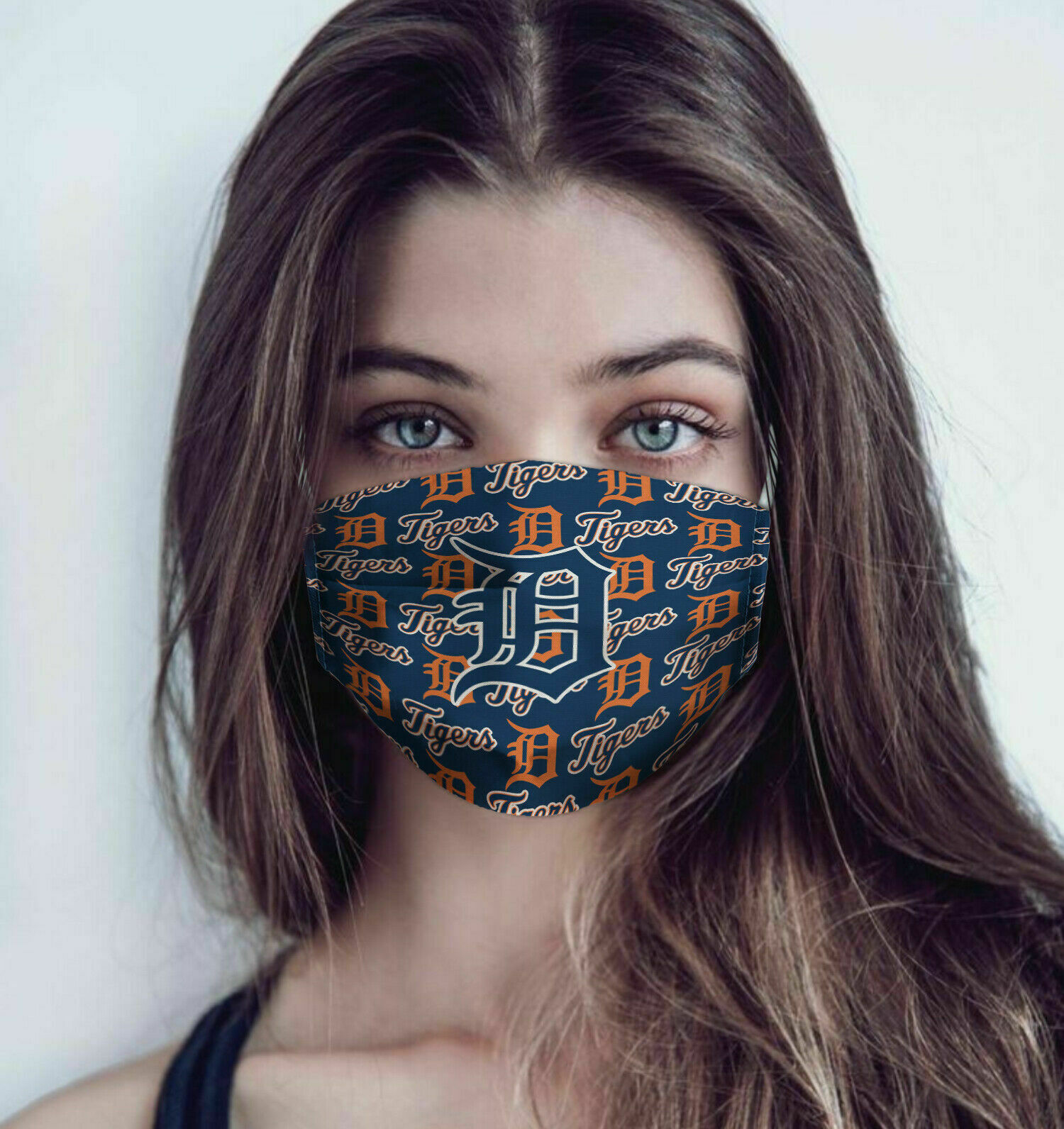 MLB detroit tigers anti pollution face mask