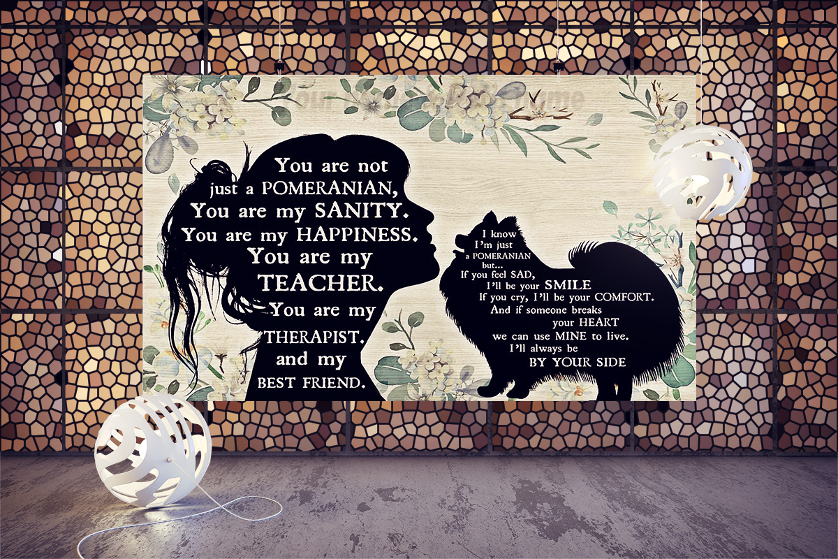 You are not just a Pomeranian personalized horizontal poster 2