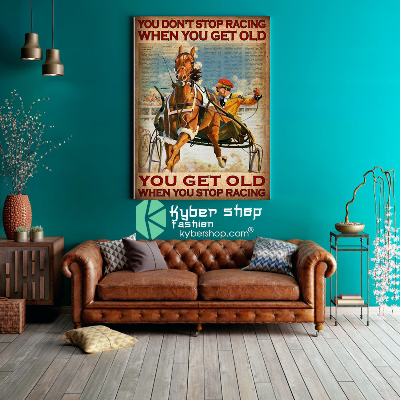 You don't stop racing when you get old poster8