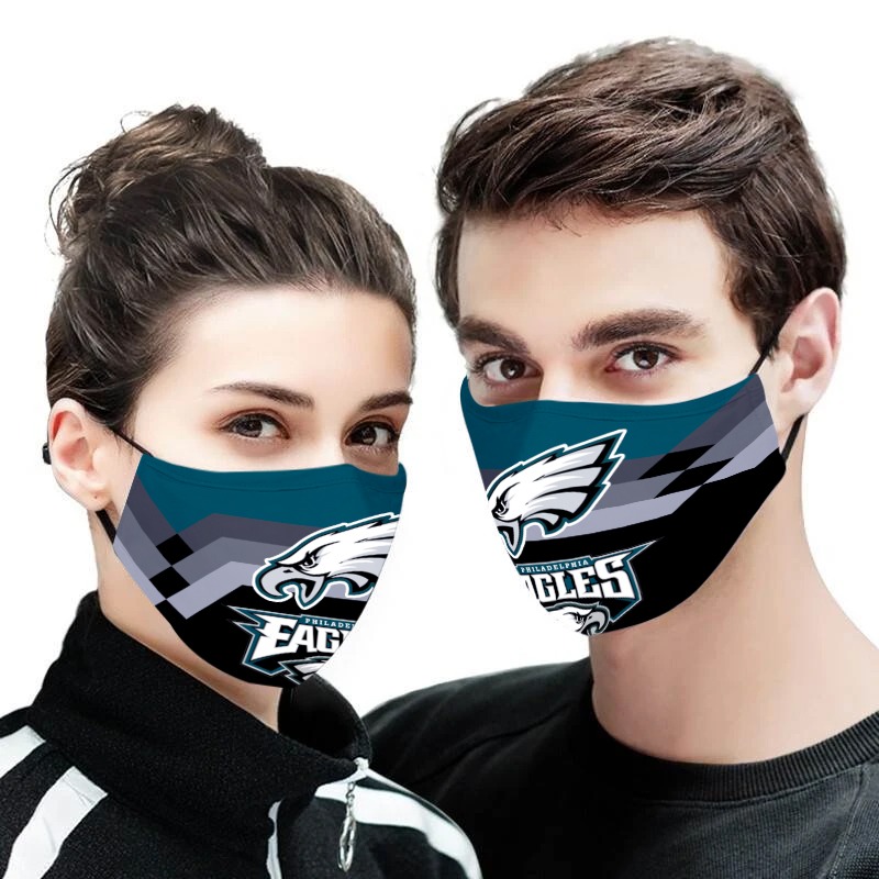 NFL philadelphia eagles anti pollution face mask - maria