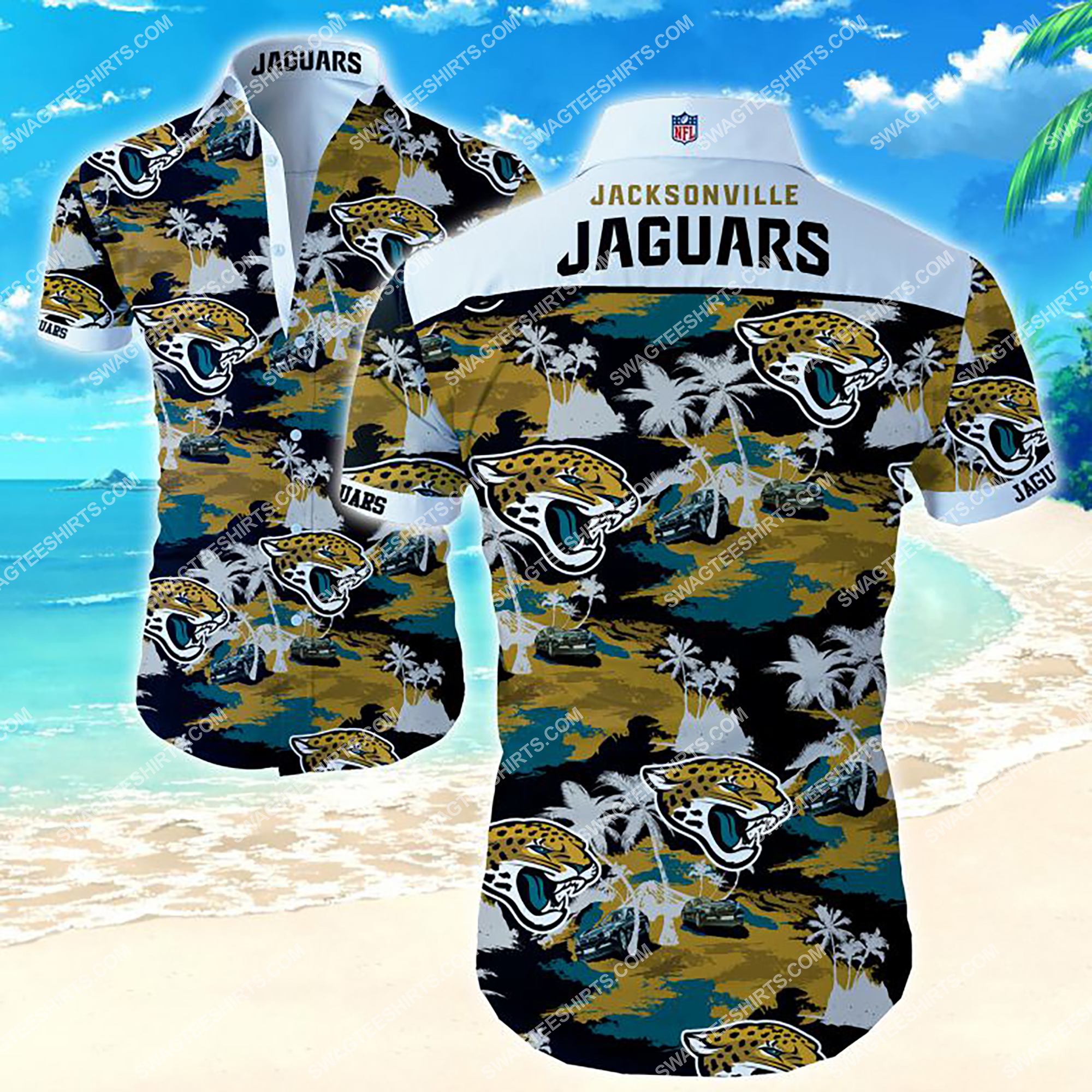 [highest selling] the jacksonville jaguars football team summer hawaiian shirt – maria