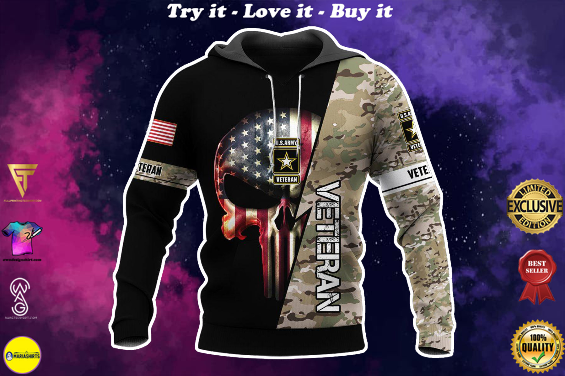[highest selling] us army veteran skull american flag camo full over printed shirt – maria