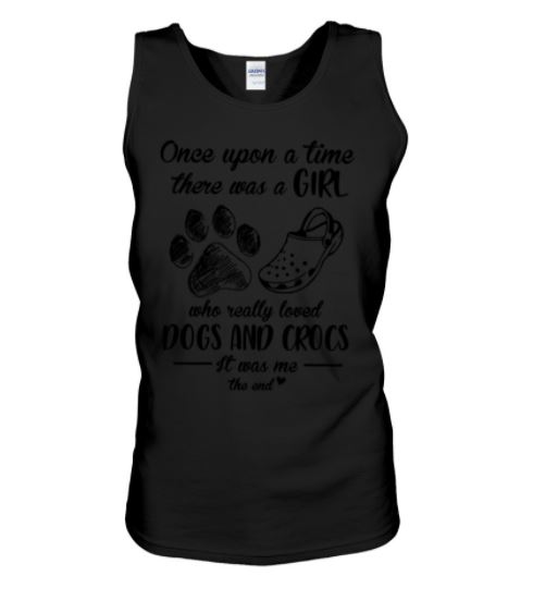 Girl loved dogs crocs tank top