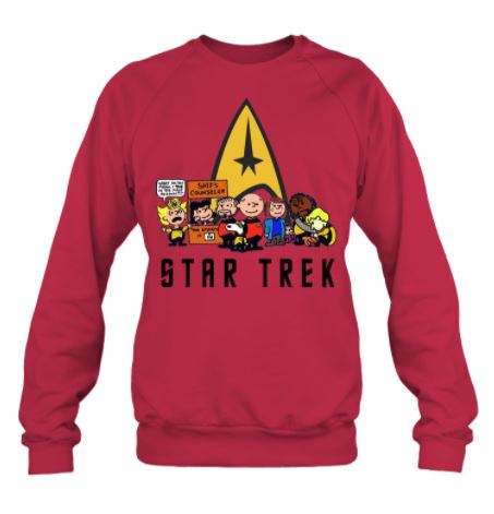 Star Trek Peanuts sweater