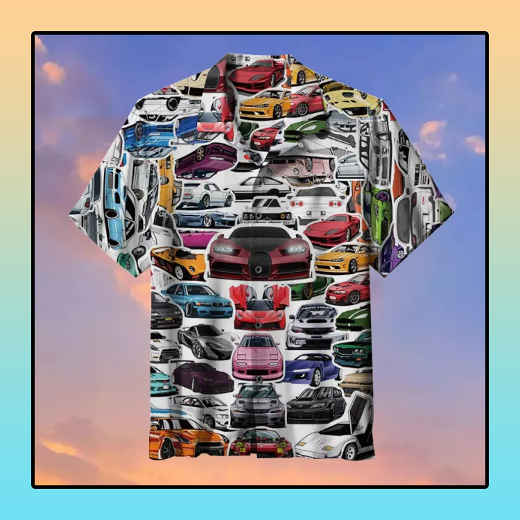 Racing Car Commemorative Hawaiian Shirt1