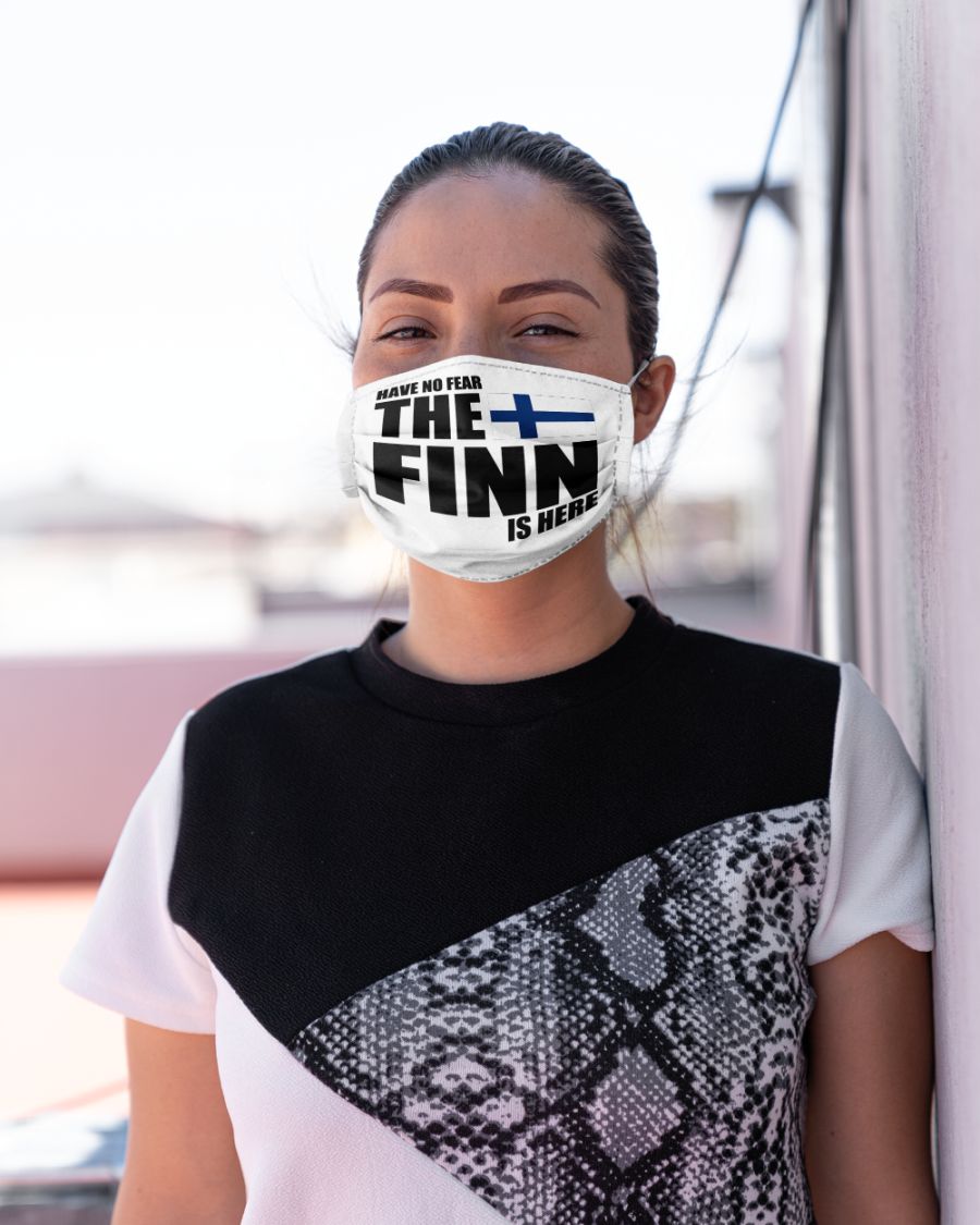 Have no fear the finn is here face mask 1
