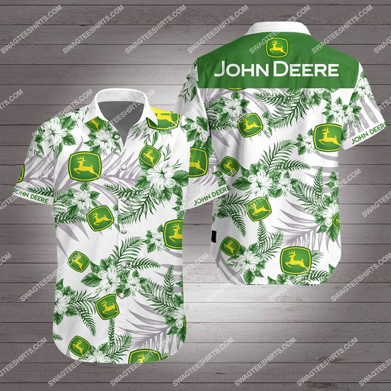 [highest selling] john deere all over print hawaiian shirt – maria