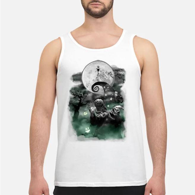 Nightmare before Christmas haunted tank top