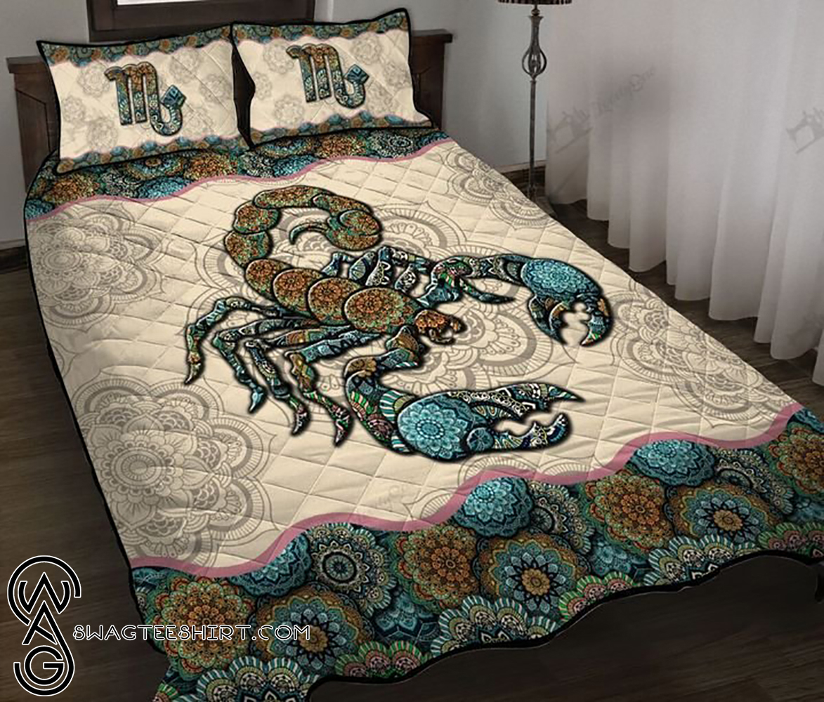 Mandala scorpio horoscope full printing quilt