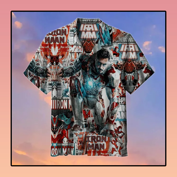 Iron Man Commemorative Hawaiian Shirt3