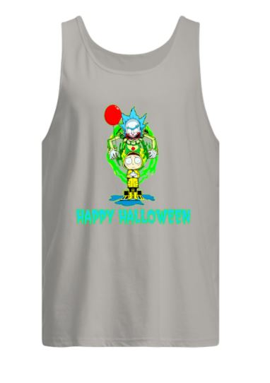 Happy Halloween Rick Morty tank top