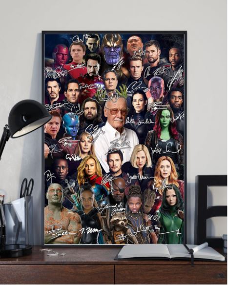 Marvel Universe signatures poster 2