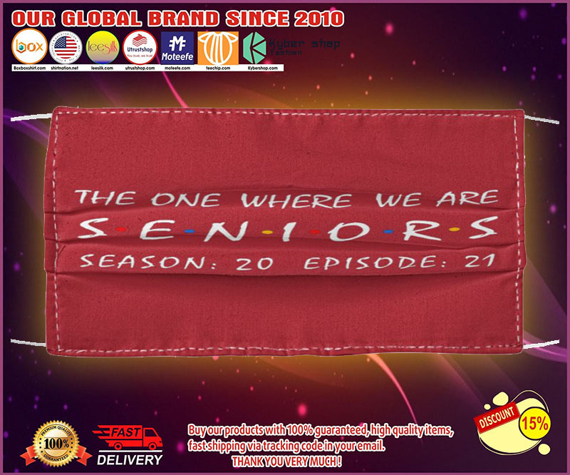 The one where we are seniors season 20 episode 21 face mask 4