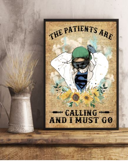 Nurse patients calling must go poster 2