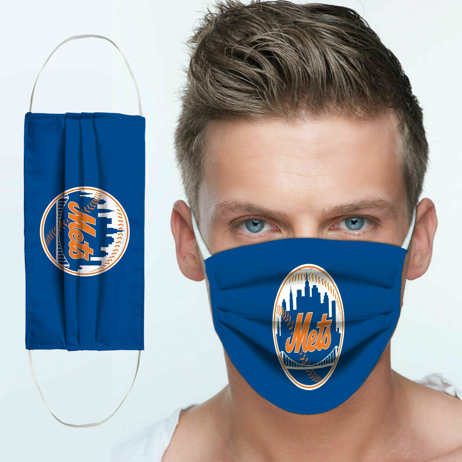 The new york mets anti pollution face mask