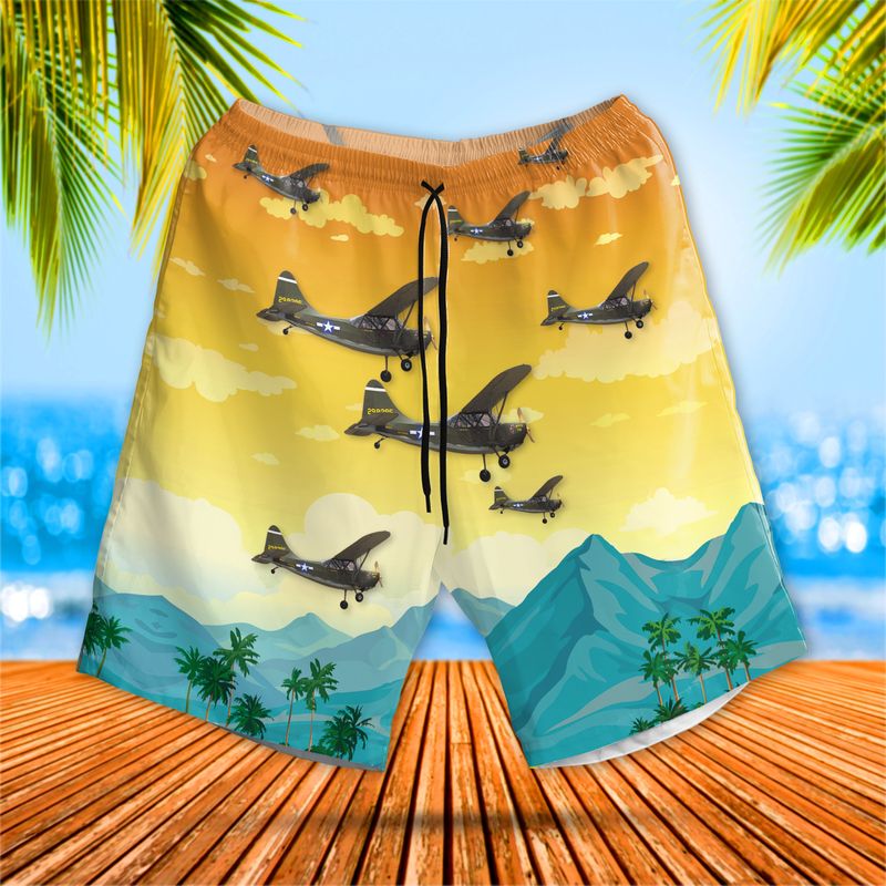 Us air force stinson l-5 sentinel hawaiian shirt1